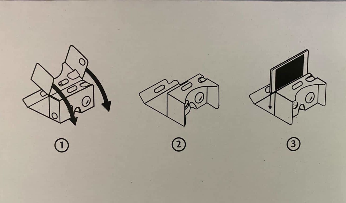 Visionneuse cardboard clearance